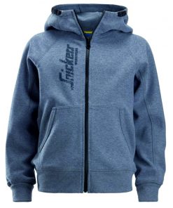 Snickers junior hoodie 7508 dark blue melange